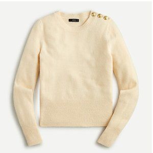 NWT J. Crew Sweater with Shoulder Buttons